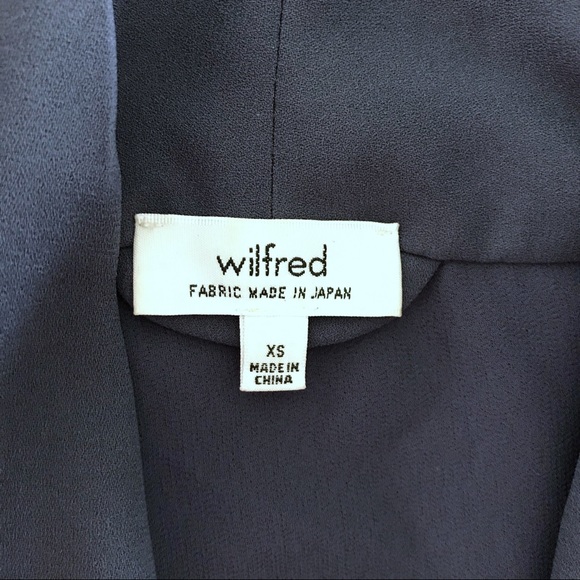 ARITZIA WILFRED Slate Blue/Gray Shift Dress Sleeveless - Picture 7 of 8